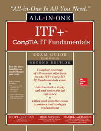 Imagen de portada: ITF CompTIA IT Fundamentals All-in-One Exam Guide (Exam FC0-U61) 2nd edition 9781260441871