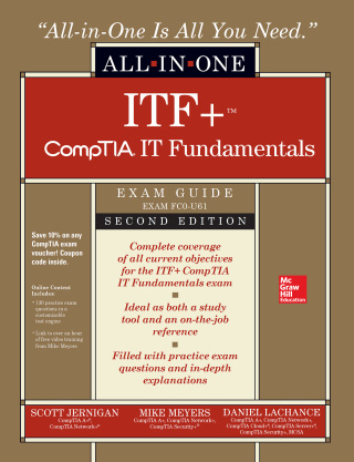 Cover image: ITF CompTIA IT Fundamentals All-in-One Exam Guide (Exam FC0-U61) 2nd edition 9781260441871