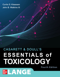 Cover image: Casarett & Doull's Essentials of Toxicology 4th edition 9781260452297