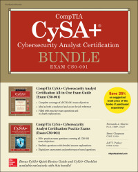 Imagen de portada: CompTIA CySA+ Cybersecurity Analyst Certification Bundle (Exam CS0-001) 1st edition 9781260453256