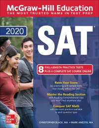 Cover image: McGraw-Hill Education SAT 2020 1st edition 9781260453553
