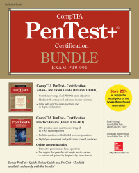 Imagen de portada: CompTIA PenTest+ Certification Bundle (Exam PT0-001) 1st edition 9781260454185
