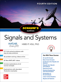 Cover image: Schaum's Outline of Signals and Systems 4th edition 9781260454246
