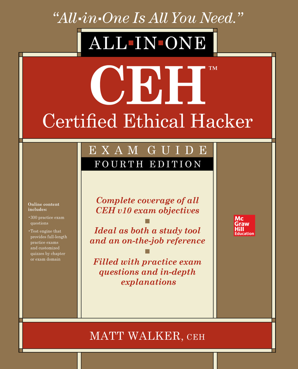 CEH Certified Ethical Hacker All-in-One Exam Guide 4th Edition
    Newer Edition Available