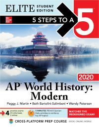 Imagen de portada: 5 Steps to a 5: AP World History: Modern 2020 Elite Student Edition 1st edition 9781260454659