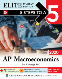 Imagen de portada: 5 Steps to a 5: AP Macroeconomics 2020 Elite Student Edition 1st edition 9781260454871