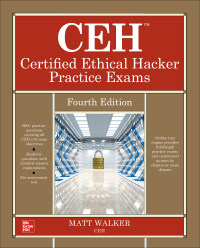 Imagen de portada: CEH Certified Ethical Hacker Practice Exams, Fourth Edition 4th edition 9781260455083