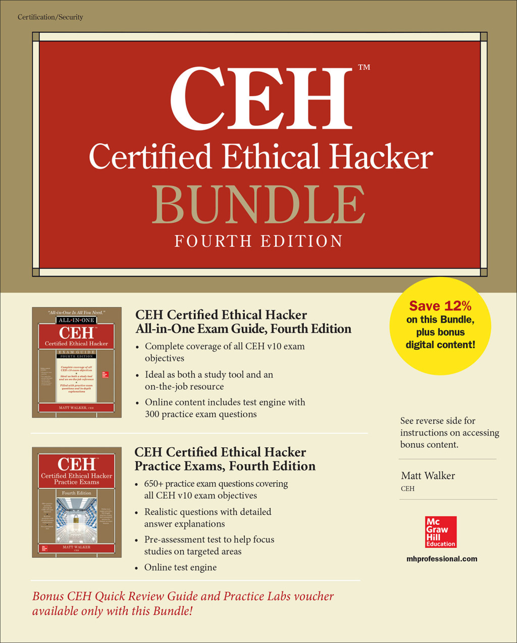 CEH Certified Ethical Hacker Bundle 4th Edition