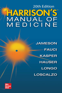Imagen de portada: Harrisons Manual of Medicine 20th edition 9781260455342