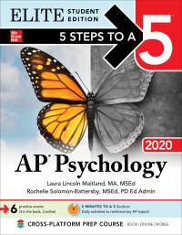 表紙画像: 5 Steps to a 5: AP Psychology 2020 Elite Student Edition 1st edition 9781260455878