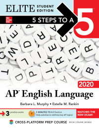 Imagen de portada: 5 Steps to a 5: AP English Language 2020 Elite Student edition 1st edition 9781260455953