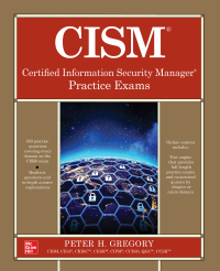 Imagen de portada: CISM Certified Information Security Manager Practice Exams 1st edition 9781260456110