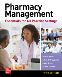Omslagafbeelding: Pharmacy Management: Essentials for All Practice Settings, Fifth Edition 5th edition 9781260456387