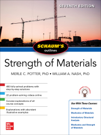 صورة الغلاف: Schaum's Outline of Strength of Materials, Seventh Edition 7th edition 9781260456547