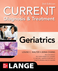 Cover image: Current Diagnosis and Treatment: Geriatrics 3rd edition 9781260457087