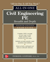 Cover image: Civil Engineering PE All-in-One Exam Guide: Breadth and Depth 4th edition 9781260457223