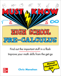 Cover image: Must Know High School Pre-Calculus 1st edition 9781260458152