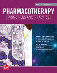 Cover image: Pharmacotherapy Principles and Practice 6th edition 9781260460278