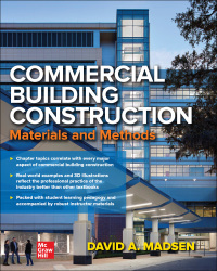 表紙画像: Commercial Building Construction (PB) 1st edition 9781260460407