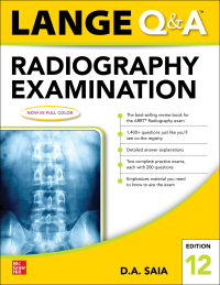 Cover image: Lange Q & A Radiography Examination 12th edition 9781260460445