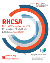 Imagen de portada: RHCSA Red Hat Enterprise Linux 9 Certification Study Guide (Exam EX200) 8th edition 9781260462074