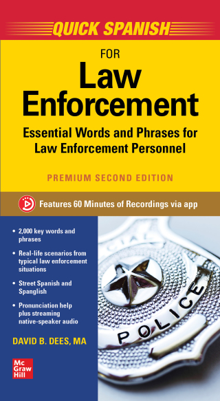 Imagen de portada: Quick Spanish for Law Enforcement, Premium Second Edition 1st edition 9781260462142