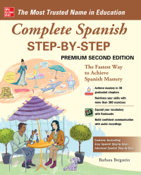 صورة الغلاف: Complete Spanish Step-by-Step, Premium Edition 2nd edition 9781260463132