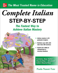 Imagen de portada: Complete Italian Step-by-Step 1st edition 9781260463231