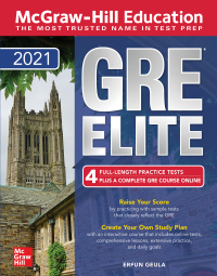 表紙画像: McGraw-Hill Education GRE Elite 2021 7th edition 9781260463347