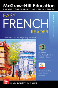 Cover image: Easy French Reader, Premium Fourth Edition 4th edition 9781260463620