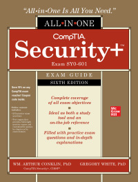 Cover image: CompTIA Security  All-in-One Exam Guide (Exam SY0-601) 6th edition 9781260464009