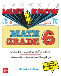 Cover image: Must Know Math Grade 6 1st edition 9781260464085