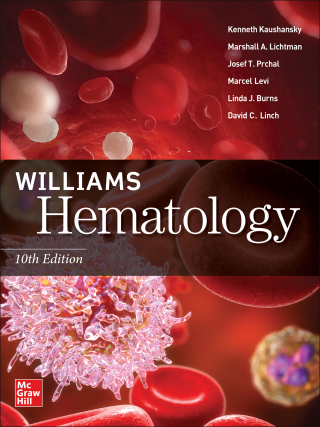 Cover image: Williams Hematology 10th edition 9781260464122
