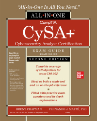 Imagen de portada: CompTIA CySA+ Cybersecurity Analyst Certification All-in-One Exam Guide (Exam CS0-002) 2nd edition 9781260464306