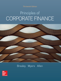 Cover image: Principles of Corporate Finance 13th edition 9781260013900