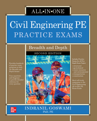 Imagen de portada: Civil Engineering PE Practice Exams: Breadth and Depth 2nd edition 9781260466928