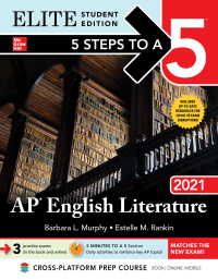 Imagen de portada: 5 Steps to a 5: AP English Literature 2021 Elite Student edition 1st edition 9781260466942