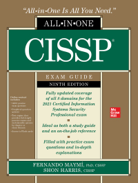 Cover image: CISSP All-in-One Exam Guide 9th edition 9781260467376