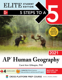 صورة الغلاف: 5 Steps to a 5: AP Human Geography 2021 Elite Student Edition 2nd edition 9781260467758