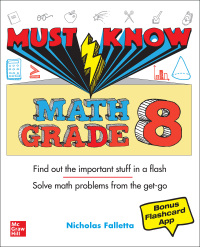 Cover image: Must Know Math Grade 8 1st edition 9781260468021