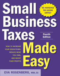 Imagen de portada: Small Business Taxes Made Easy 4th edition 9781260468182