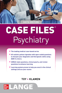 Cover image: Case Files Psychiatry 6th edition 9781260468731