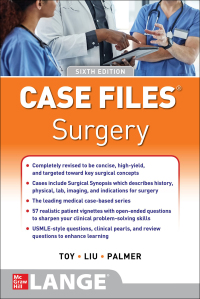 Imagen de portada: Case Files Surgery, Sixth Edition 6th edition 9781260468809