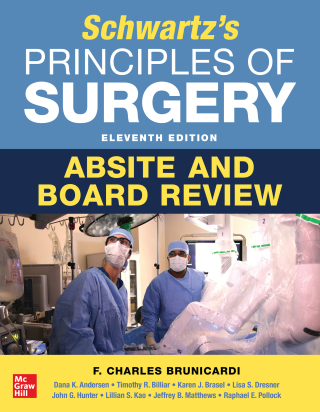 Cover image: Schwartz's Principles of Surgery ABSITE and Board Review 11th edition 9781260469752