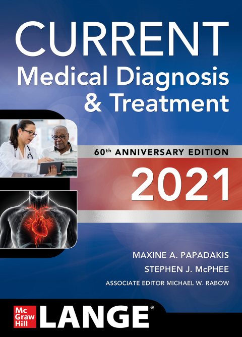 CURRENT Medical Diagnosis and Treatment 2021, 60th Edition - FULL INSTANT DOWNLOAD | PDF DOCX EPUB