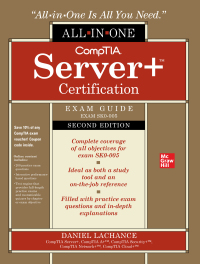 Cover image: CompTIA Server  Certification All-in-One Exam Guide (Exam SK0-005) 2nd edition 9781260469912
