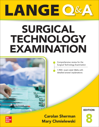 Cover image: LANGE Q&A Surgical Technology Examination 8th edition 9781260470246