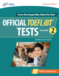 Cover image: Official TOEFL iBT Tests Volume 2 3rd edition 9781260470338