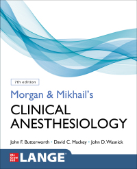 Imagen de portada: Morgan and Mikhail's Clinical Anesthesiology 7th edition 9781260473797