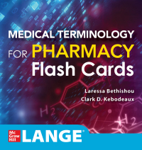 Imagen de portada: Medical Terminology for Pharmacy Flash Cards 1st edition 9781260474169